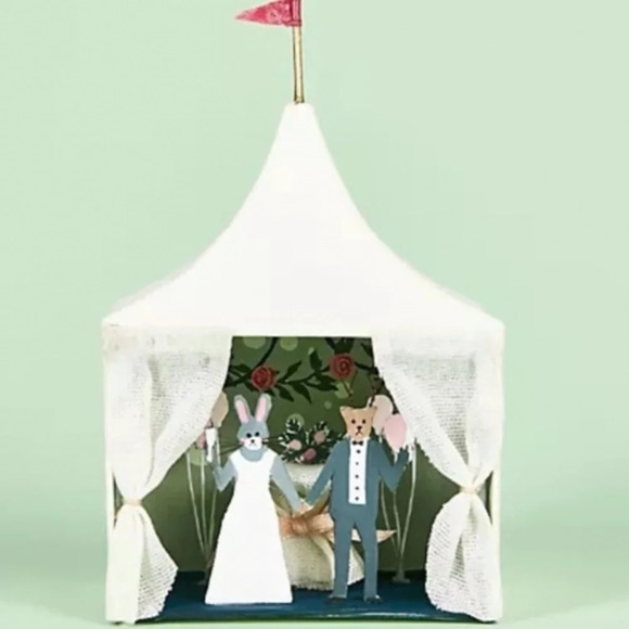 Anthropologie  2021 Wedding Reception Christmas Ornament - Picture 1 of 3